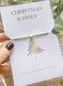 Christmas Wishes - 14kg (Plated) Star Bracelet