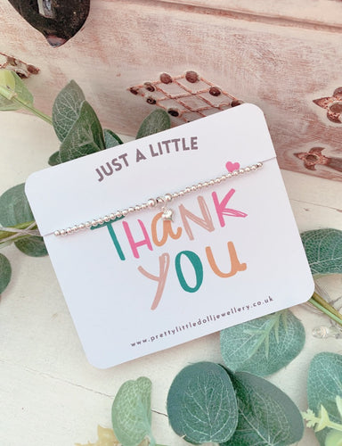 Just a little thank you - Heart Bracelet