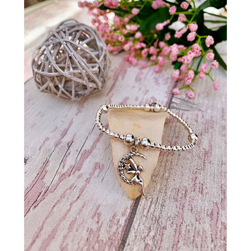 Fairy on the Moon Stacker Bracelet